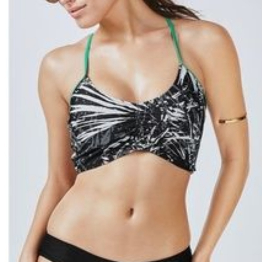 Fabletics scooped neck bikini top